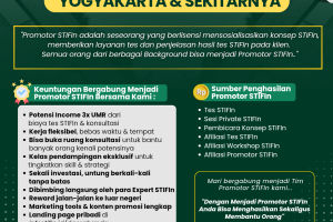 Pendaftaran Promotor STIFIn Yogyakarta | Wa 082173425545 