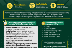 Pendaftaran Promotor STIFIn Semarang | Karir Mulia & Penghasilan Nyata